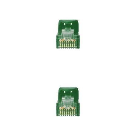 Nanocable Cable de Red RJ45 LSZH CAT.6A UTP AWG24 Verde 25 cm